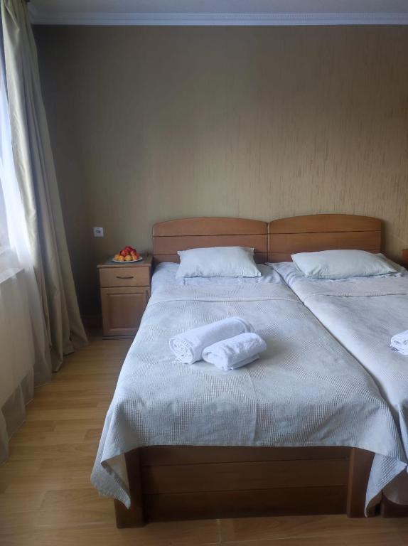 Letto o letti in una camera di Ushba House