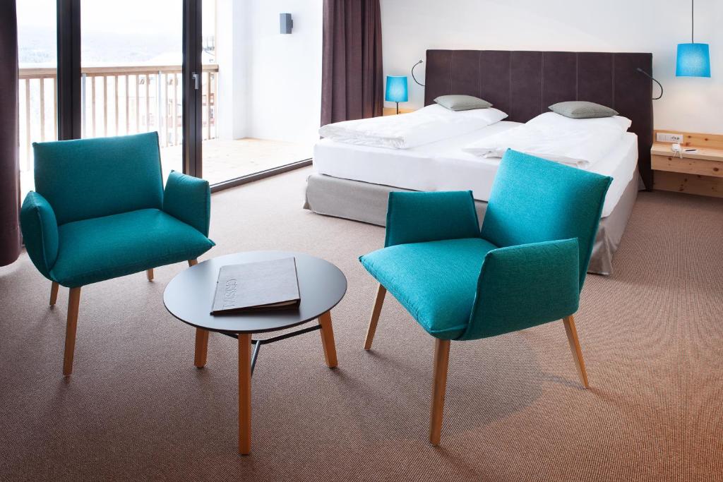 Postel nebo postele na pokoji v ubytování Hotel Cristal
