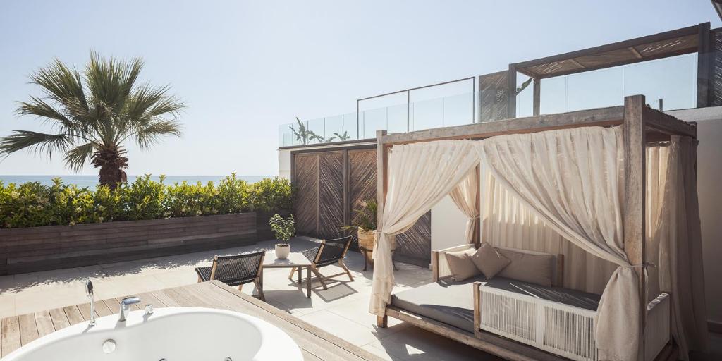 A balcony or terrace at Day One Beach Resort & SPA - Adult Only