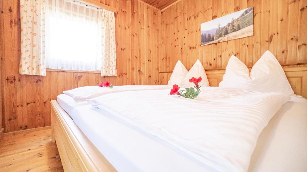Postel nebo postele na pokoji v ubytování Huberbauer