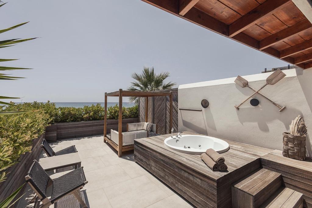 A balcony or terrace at Day One Beach Resort & SPA - Adult Only