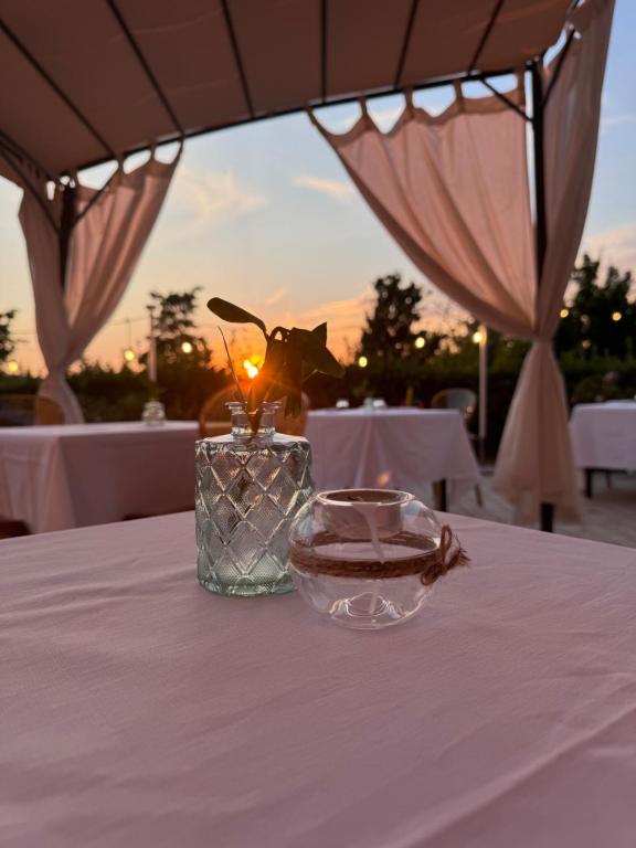 Balkón nebo terasa v ubytování Grand Hotel Forlì