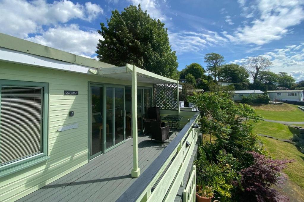 Κήπος έξω από το Snowdonia 1-Bed Chalet Sleeps 2 Stunning Views