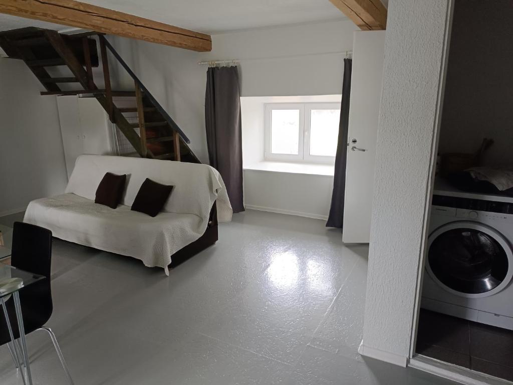 Postel nebo postele na pokoji v ubytování Mäo Apartment