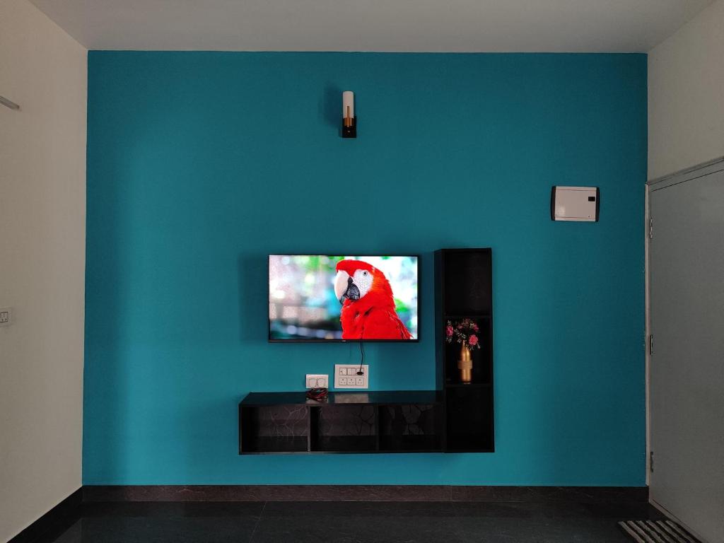TV a/nebo společenská místnost v ubytování Samuels Comfort Homes