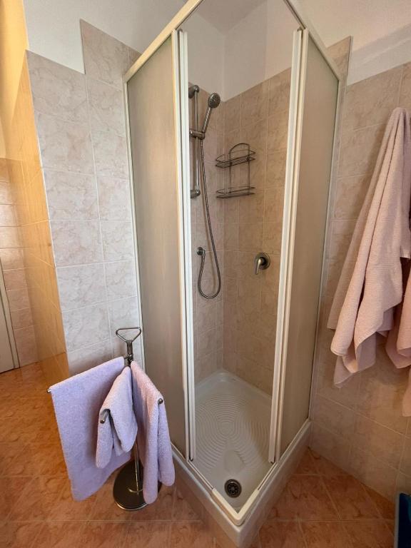 Koupelna v ubytování Agriturismo La Carlina
