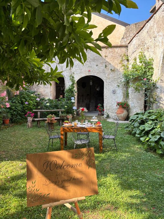 Zahrada ubytování Lucy's guest house Amalfi coast