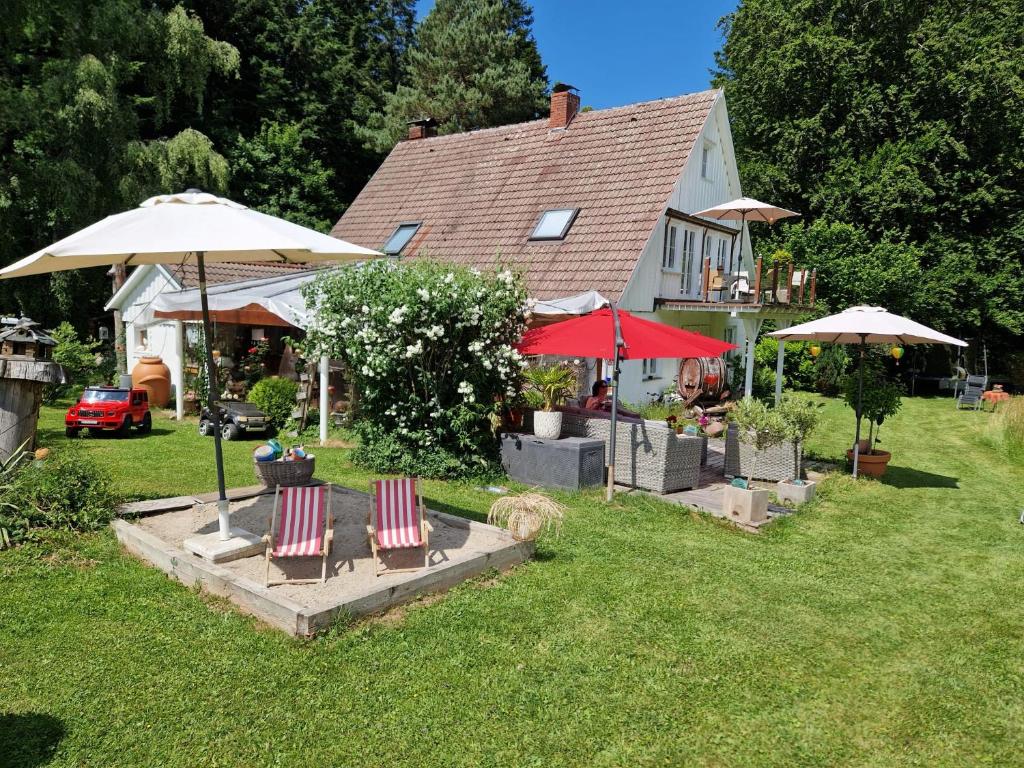 Zahrada ubytování Gästezimmer Im Haus Am Wald