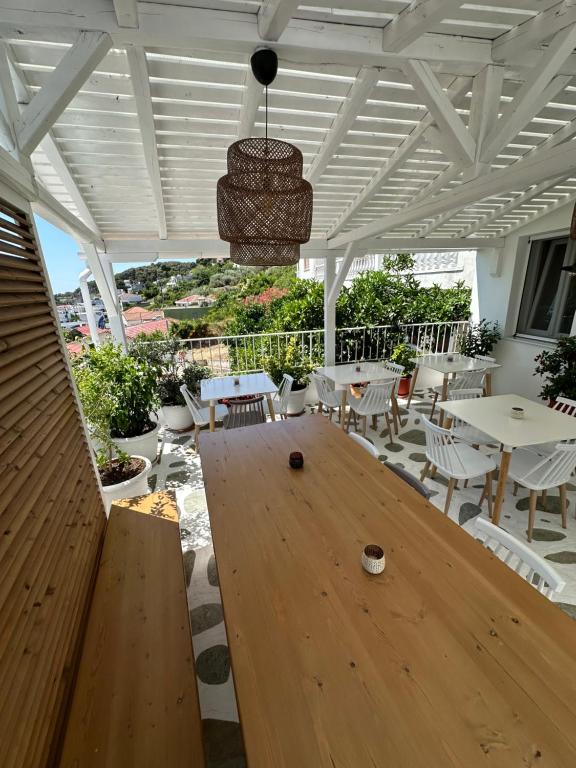 Restaurace v ubytování Galini Hellenic Hospitality