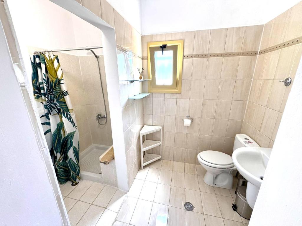 Koupelna v ubytování Masefa villa