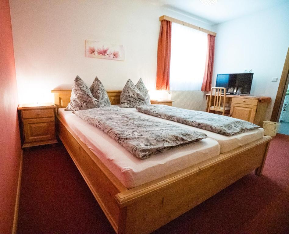 Postel nebo postele na pokoji v ubytování Huberbauer