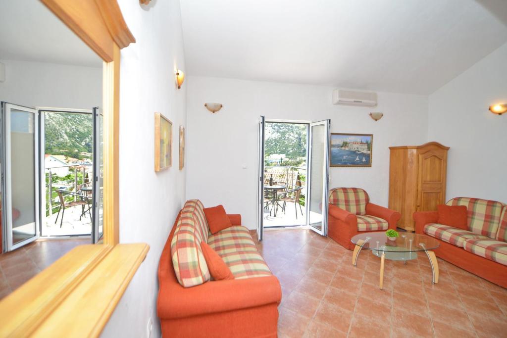 Posezení v ubytování Apartments Risan