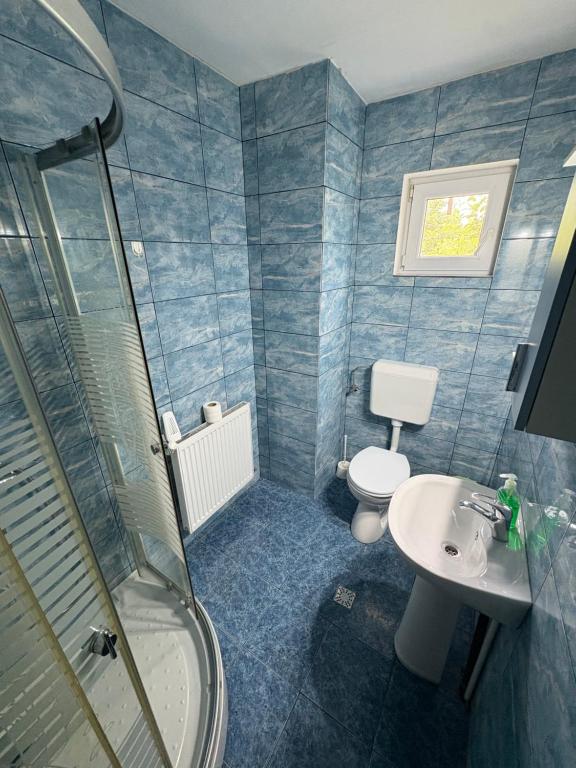 Koupelna v ubytování Casa Dany