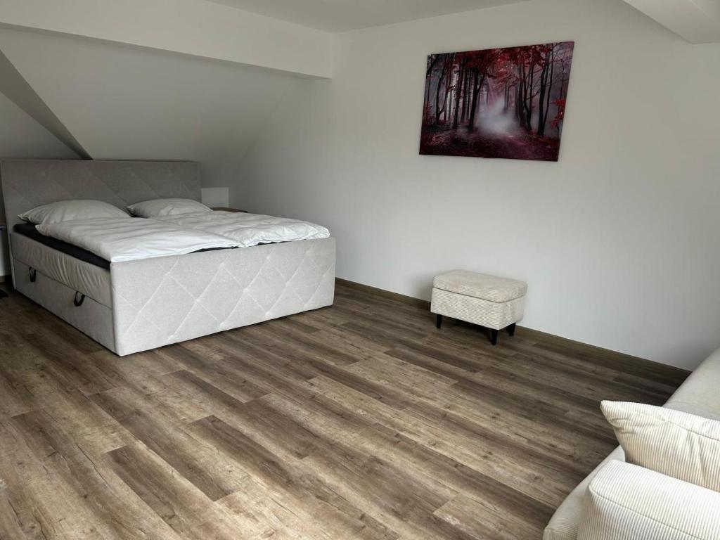 Postel nebo postele na pokoji v ubytování Haus Padberg
