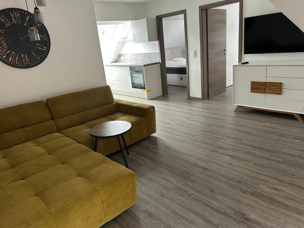 TV a/nebo společenská místnost v ubytování Haus Padberg