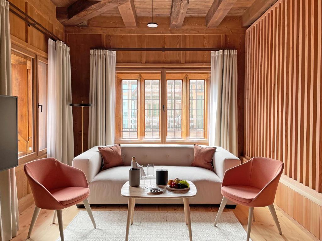 Posezení v ubytování Hotel Krone Oettingen