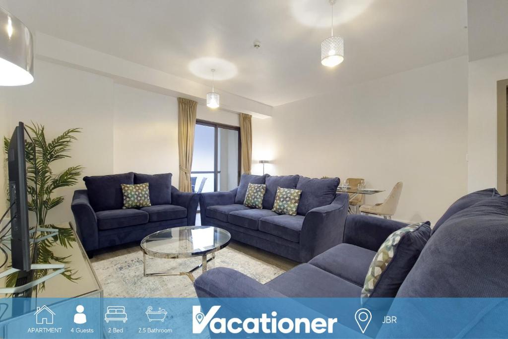 Posezení v ubytování Bahar 2, JBR - Stunning Two Bedroom