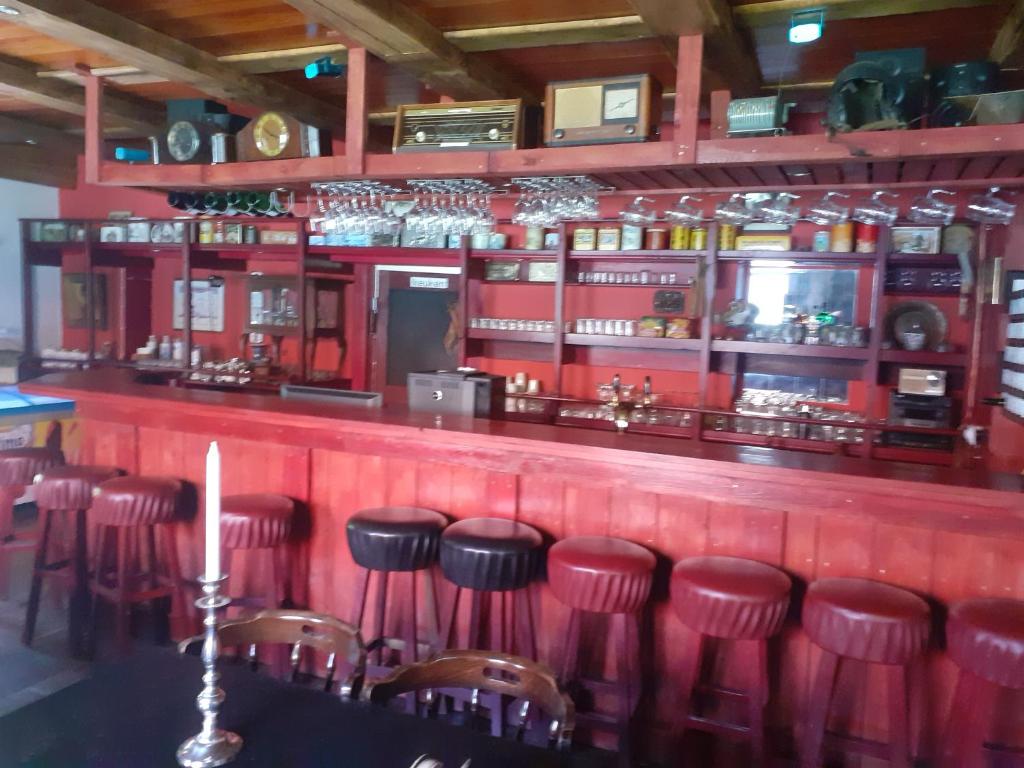 Lounge nebo bar v ubytování Kratochviluv mlyn
