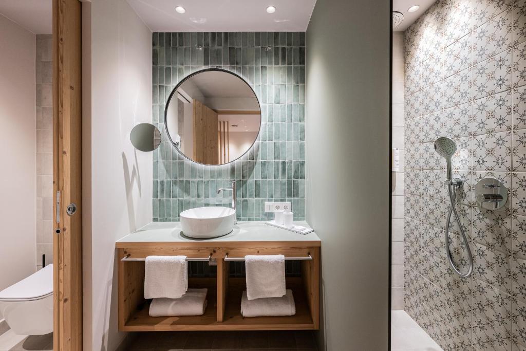 Koupelna v ubytování Hotel Anewandter