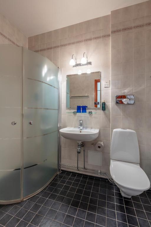 Koupelna v ubytování Home Hotel Carlscrona
