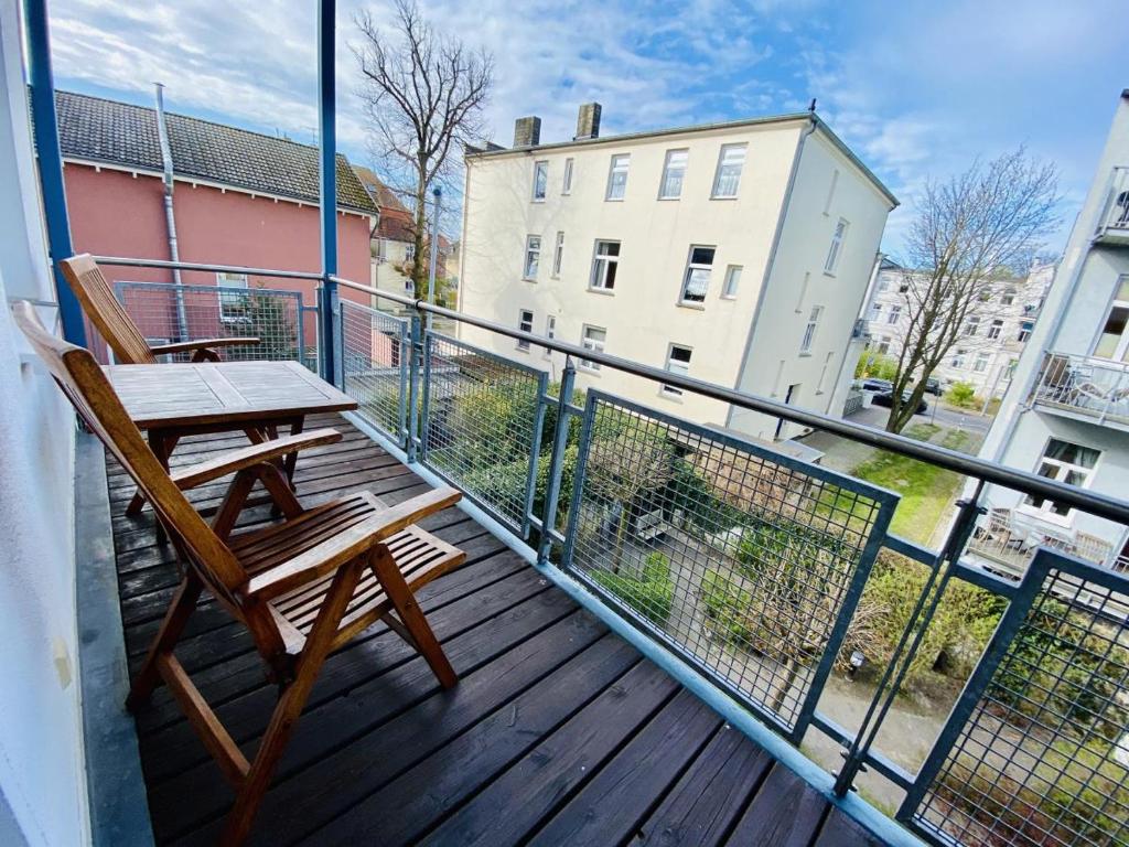 Balkón nebo terasa v ubytování Villa Diana/Perle