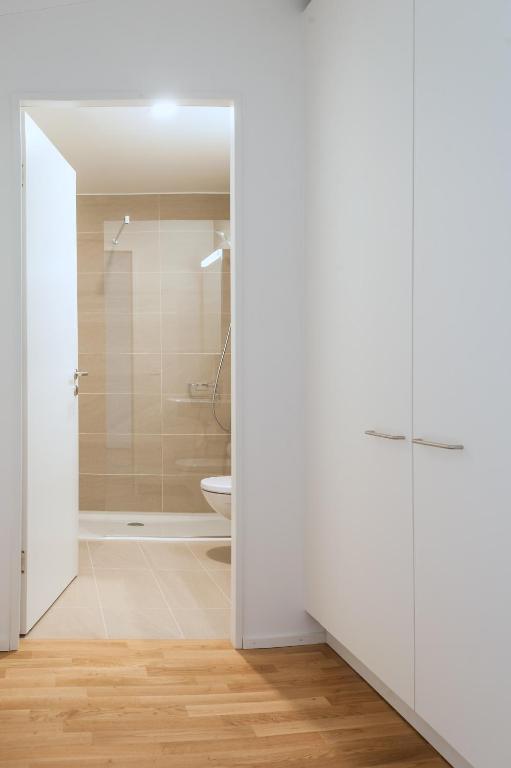 Koupelna v ubytování HITrental Messe Apartments