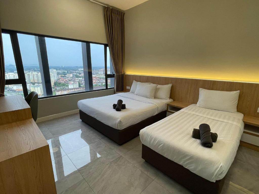 Imperio Private Bathtub Melaka Town By MICASA GROUP - Appartement 2 Chambres Avec Vue Sur La Ville