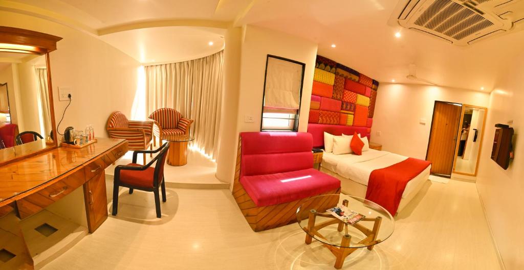 Posezení v ubytování Hotel Amrta
