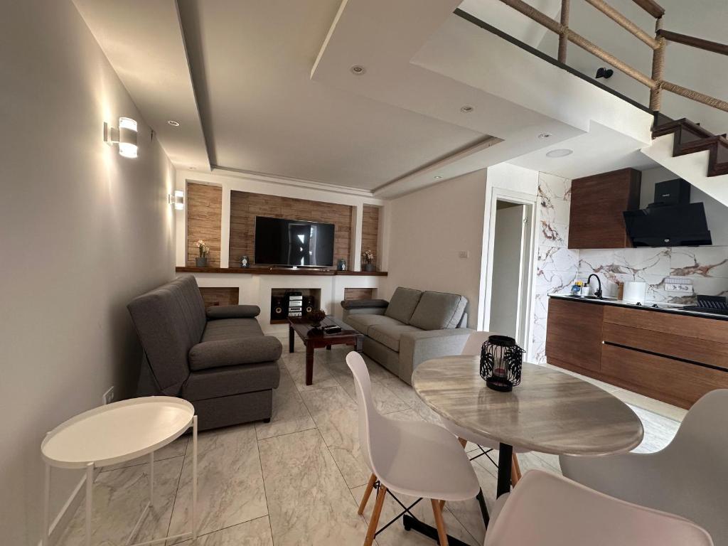 Kuchyň nebo kuchyňský kout v ubytování Villa Popovic - apartments Fruska gora