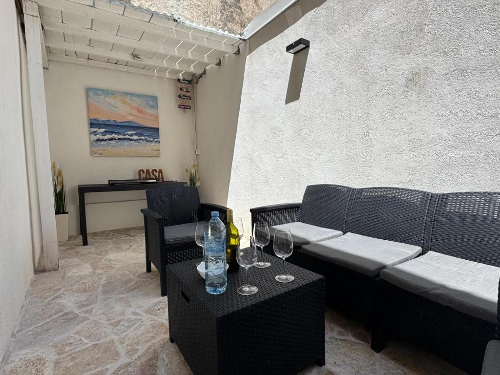 Istumisnurk majutusasutuses Casa di Pag