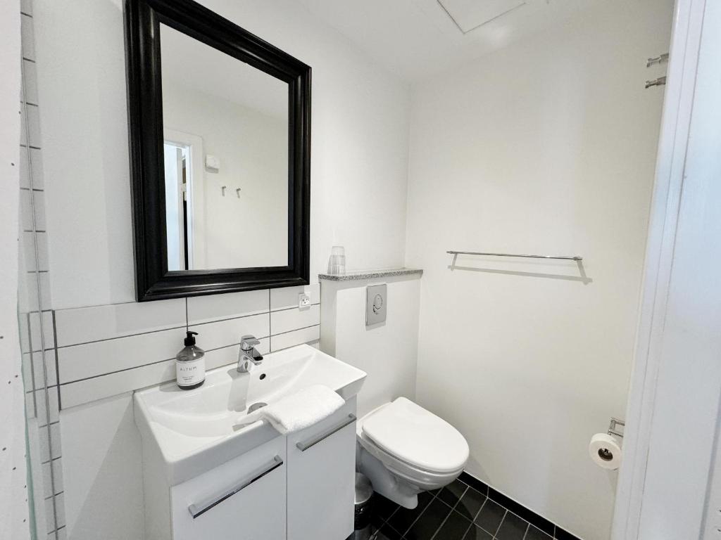 Koupelna v ubytování Hotel Dagmar