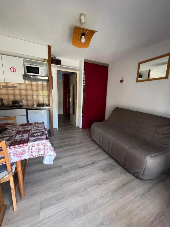 Χώρος καθιστικού στο Studio Contamines-Montjoie