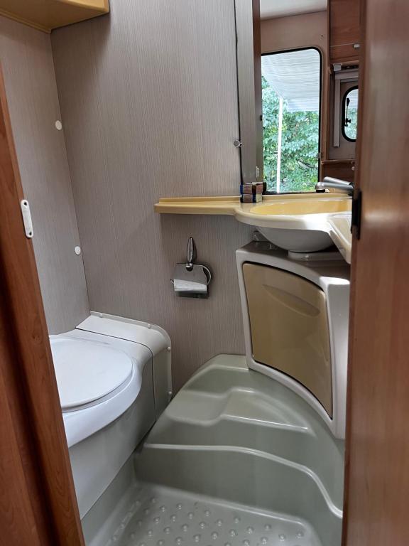 Koupelna v ubytování Glamping de Cerveira