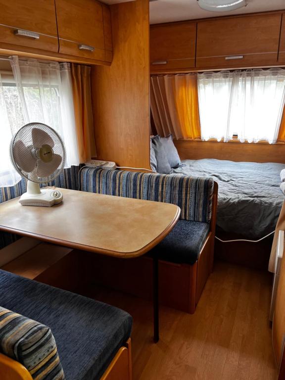 Postel nebo postele na pokoji v ubytování Glamping de Cerveira