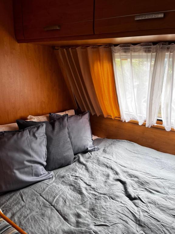 Postel nebo postele na pokoji v ubytování Glamping de Cerveira