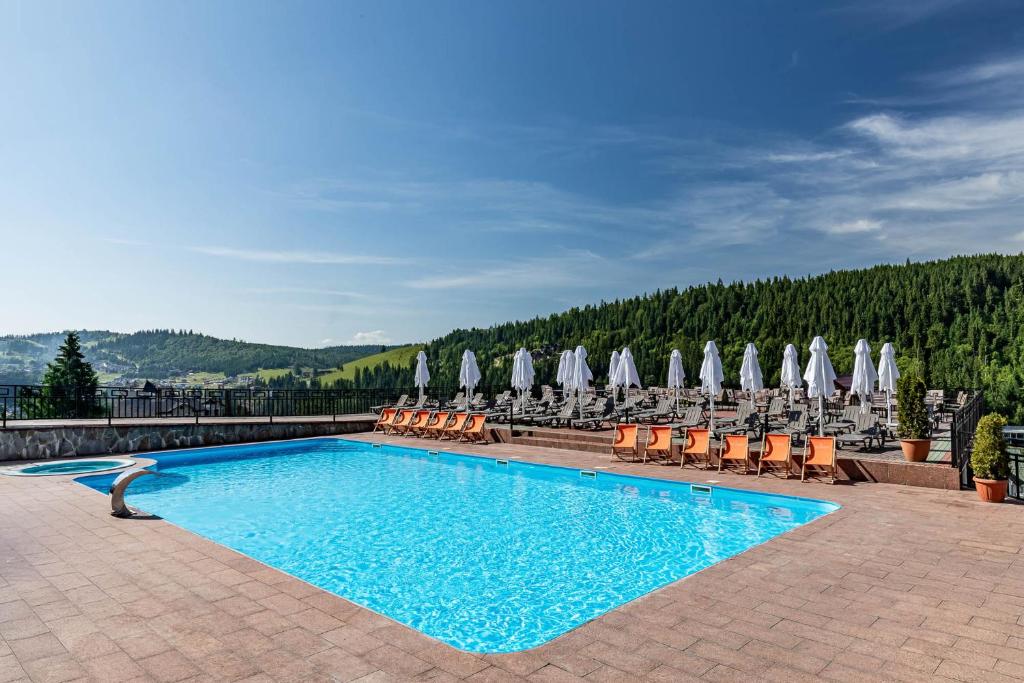 Bazén v ubytování Elena Spa Resort nebo v jeho okolí