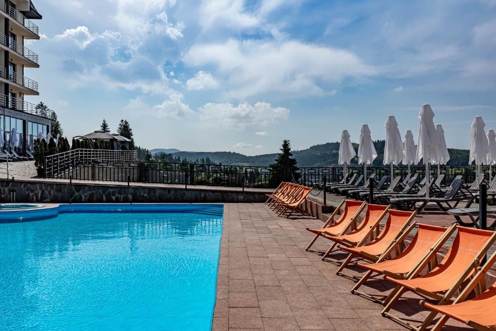 Bazén v ubytování Elena Spa Resort nebo v jeho okolí