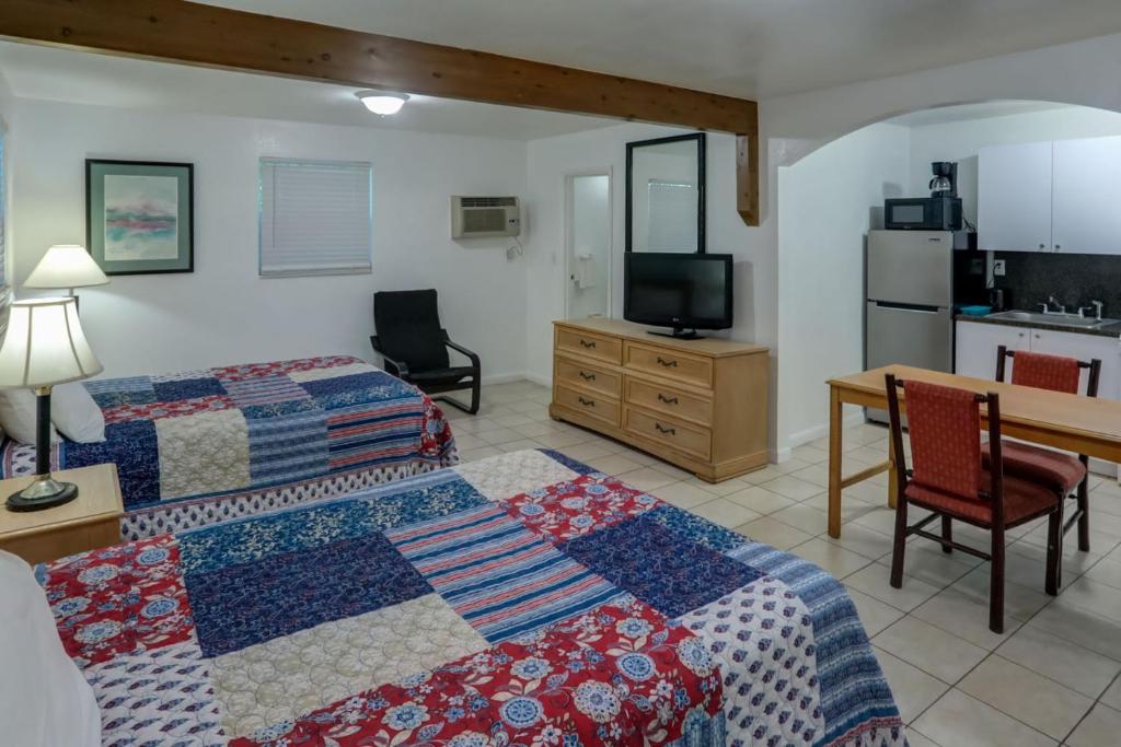 TV a/nebo společenská místnost v ubytování Richard's Motel