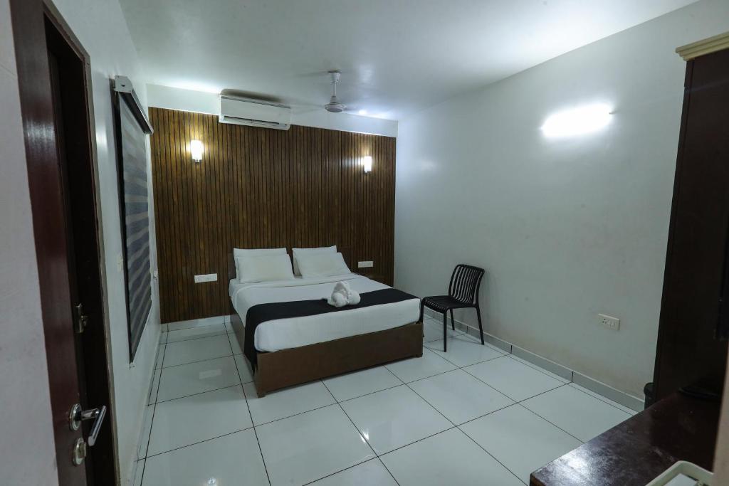 Postel nebo postele na pokoji v ubytování D-Green Hotels