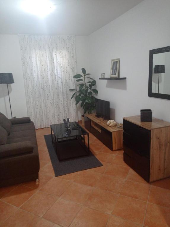 TV a/nebo společenská místnost v ubytování Apartman Tar