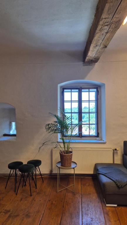 Posezení v ubytování Cool Flat at Renaissance Castle - 3BR