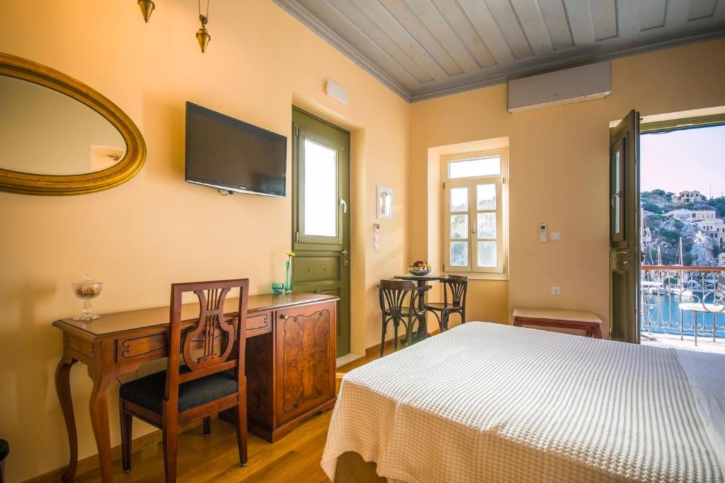 Postel nebo postele na pokoji v ubytování Thea