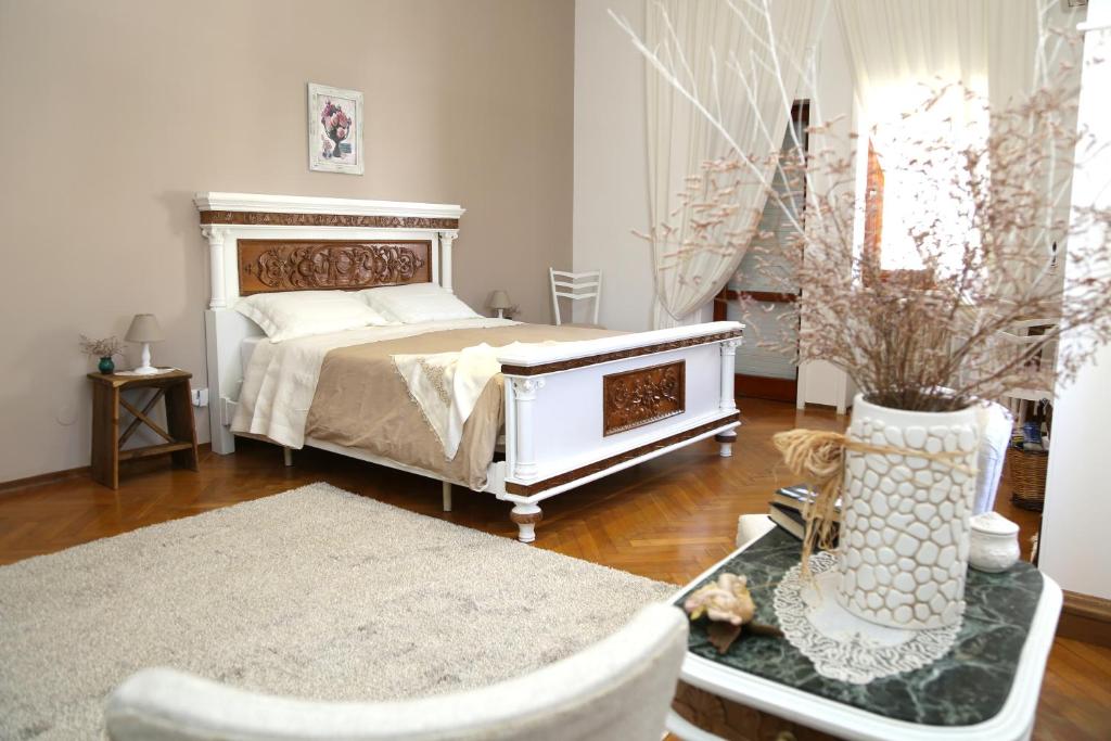 Postel nebo postele na pokoji v ubytování Virò House
