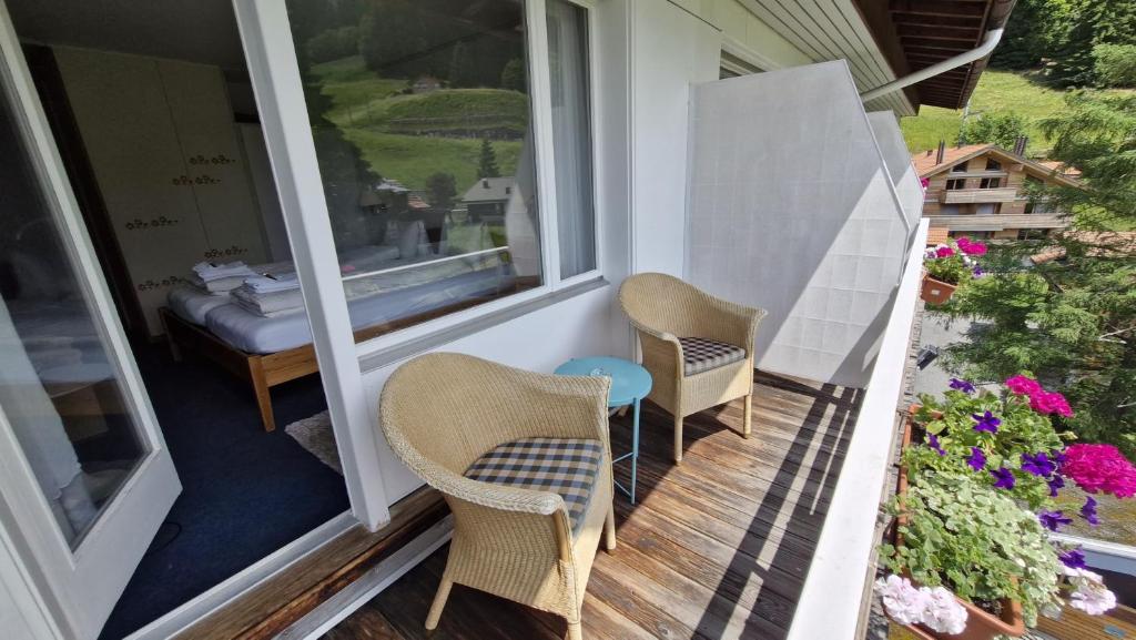 Zahrada ubytování Guest Rooms with a great view at Residence Brunner