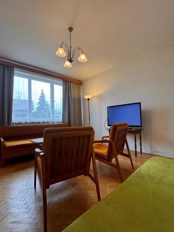 TV a/nebo společenská místnost v ubytování Apartmán Kyjov