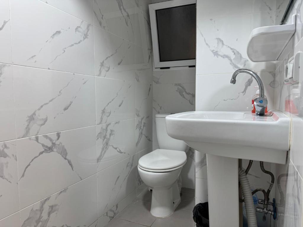 Koupelna v ubytování Appartements dior al hoceima
