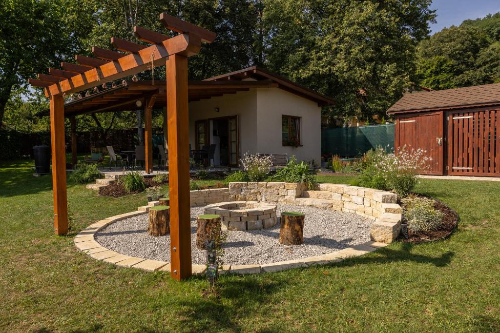 Zahrada ubytování Táborisko Bojnice - place for camping