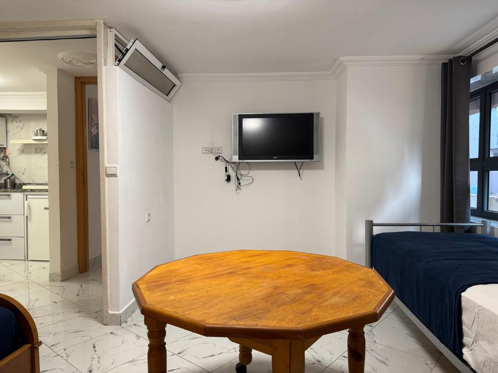 TV a/nebo společenská místnost v ubytování Appartements dior al hoceima