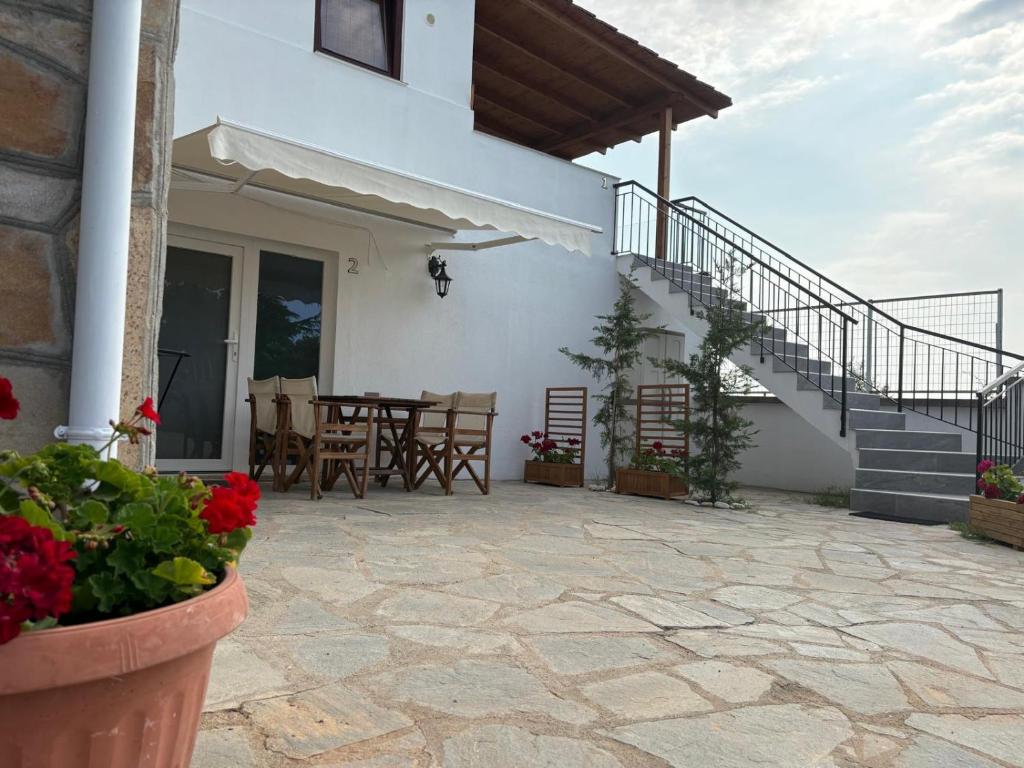 Balkón nebo terasa v ubytování Astri Villa