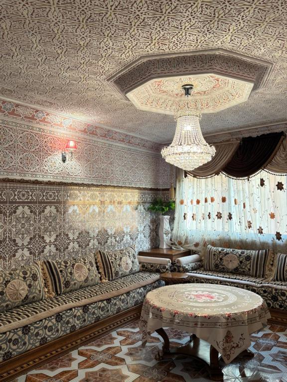 Posezení v ubytování Appartements dior al hoceima